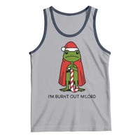 Funny Christmas Frog Knight Tank Top I Am Burnt Out M Lord Medieval Meme - Wonder Print Shop