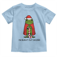 Funny Christmas Frog Knight Toddler T Shirt I Am Burnt Out M Lord Medieval Meme - Wonder Print Shop