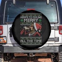 Here To Feeling Merry All The Time Christmas Spare Tire Cover Funny Xmas Comedy Movie - Wonder Print Shop