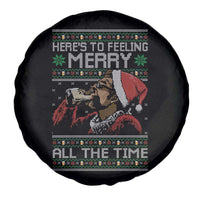 Here To Feeling Merry All The Time Christmas Spare Tire Cover Funny Xmas Comedy Movie - Wonder Print Shop