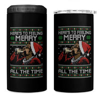 Here To Feeling Merry All The Time Christmas 4 in 1 Can Cooler Tumbler Funny Xmas Comedy Movie - Wonder Print Shop