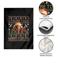 Ed Gein Christmas Garden Flag Funny You Are Too Warm For Me Xmas Serial Killer - Wonder Print Shop