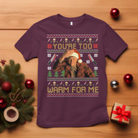 Ed Gein Christmas T Shirt Funny You Are Too Warm For Me Xmas Serial Killer - Wonder Print Shop
