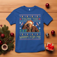 Ed Gein Christmas T Shirt Funny You Are Too Warm For Me Xmas Serial Killer - Wonder Print Shop