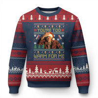 Ed Gein Xmas Ugly Christmas Sweater Funny You Are Too Warm For Me Xmas Serial Killer - Wonder Print Shop