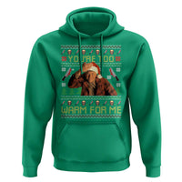 Ed Gein Christmas Hoodie Funny You Are Too Warm For Me Xmas Serial Killer - Wonder Print Shop