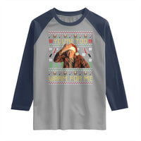 Ed Gein Christmas Raglan Shirt Funny You Are Too Warm For Me Xmas Serial Killer - Wonder Print Shop