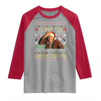 Ed Gein Christmas Raglan Shirt Funny You Are Too Warm For Me Xmas Serial Killer - Wonder Print Shop