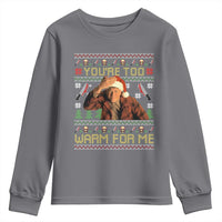 Ed Gein Christmas Youth Sweatshirt Funny You Are Too Warm For Me Xmas Serial Killer - Wonder Print Shop