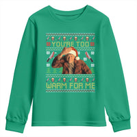 Ed Gein Christmas Youth Sweatshirt Funny You Are Too Warm For Me Xmas Serial Killer - Wonder Print Shop