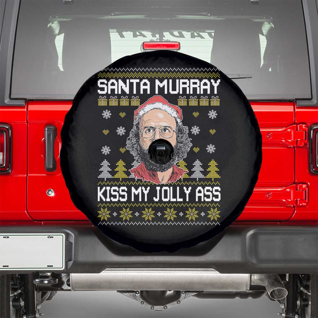 Funny Stranger Murray Christmas Spare Tire Cover Santa Murray Kiss My Jolly Ass - Wonder Print Shop