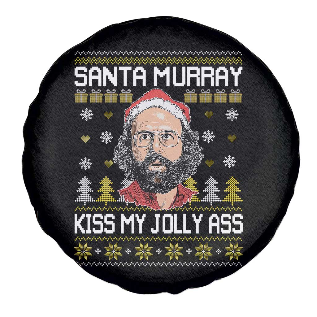 Funny Stranger Murray Christmas Spare Tire Cover Santa Murray Kiss My Jolly Ass - Wonder Print Shop