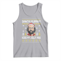 Funny Stranger Murray Christmas Tank Top Santa Murray Kiss My Jolly Ass - Wonder Print Shop