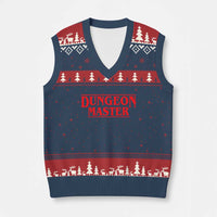 Funny Dungeon Master V-Neck Knit Sweater Vest RPG Gamer D20 Tabletop Gaming - Wonder Print Shop
