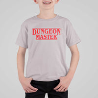 Funny Dungeon Master T Shirt For Kid RPG Gamer D20 Tabletop Gaming - Wonder Print Shop