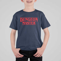 Funny Dungeon Master T Shirt For Kid RPG Gamer D20 Tabletop Gaming - Wonder Print Shop