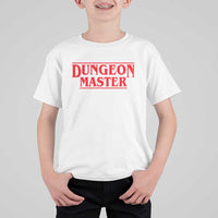 Funny Dungeon Master T Shirt For Kid RPG Gamer D20 Tabletop Gaming - Wonder Print Shop