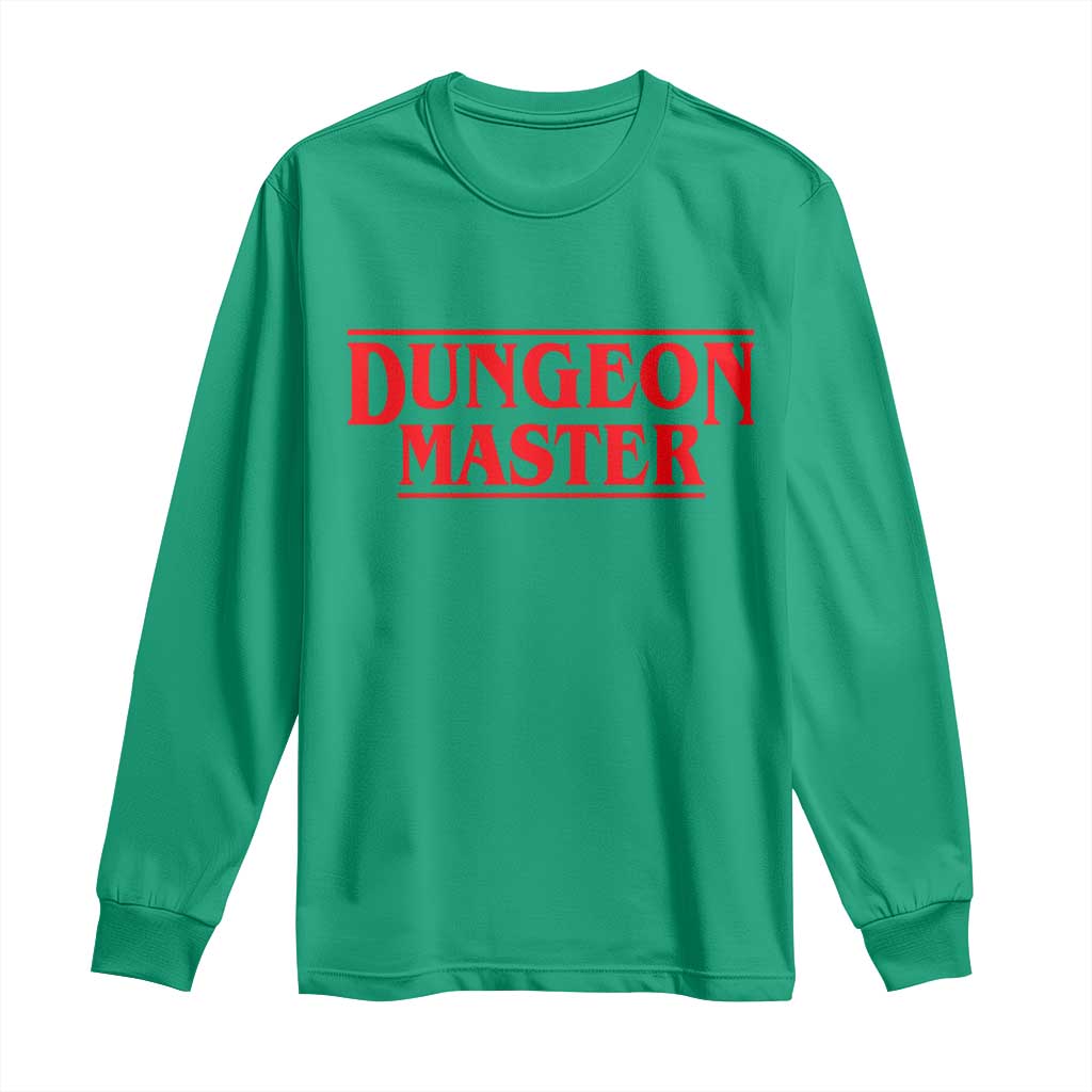 Funny Dungeon Master Long Sleeve Shirt RPG Gamer D20 Tabletop Gaming - Wonder Print Shop