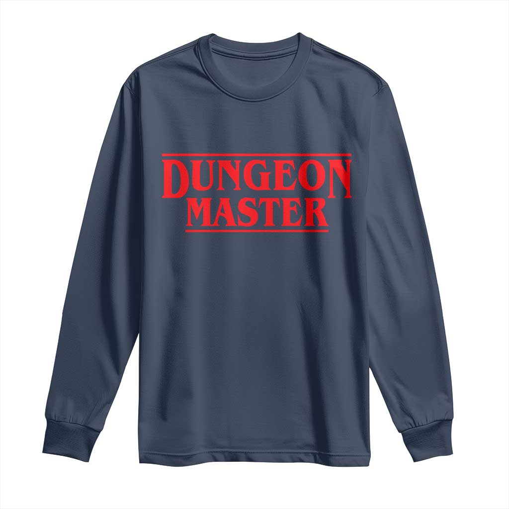 Funny Dungeon Master Long Sleeve Shirt RPG Gamer D20 Tabletop Gaming - Wonder Print Shop