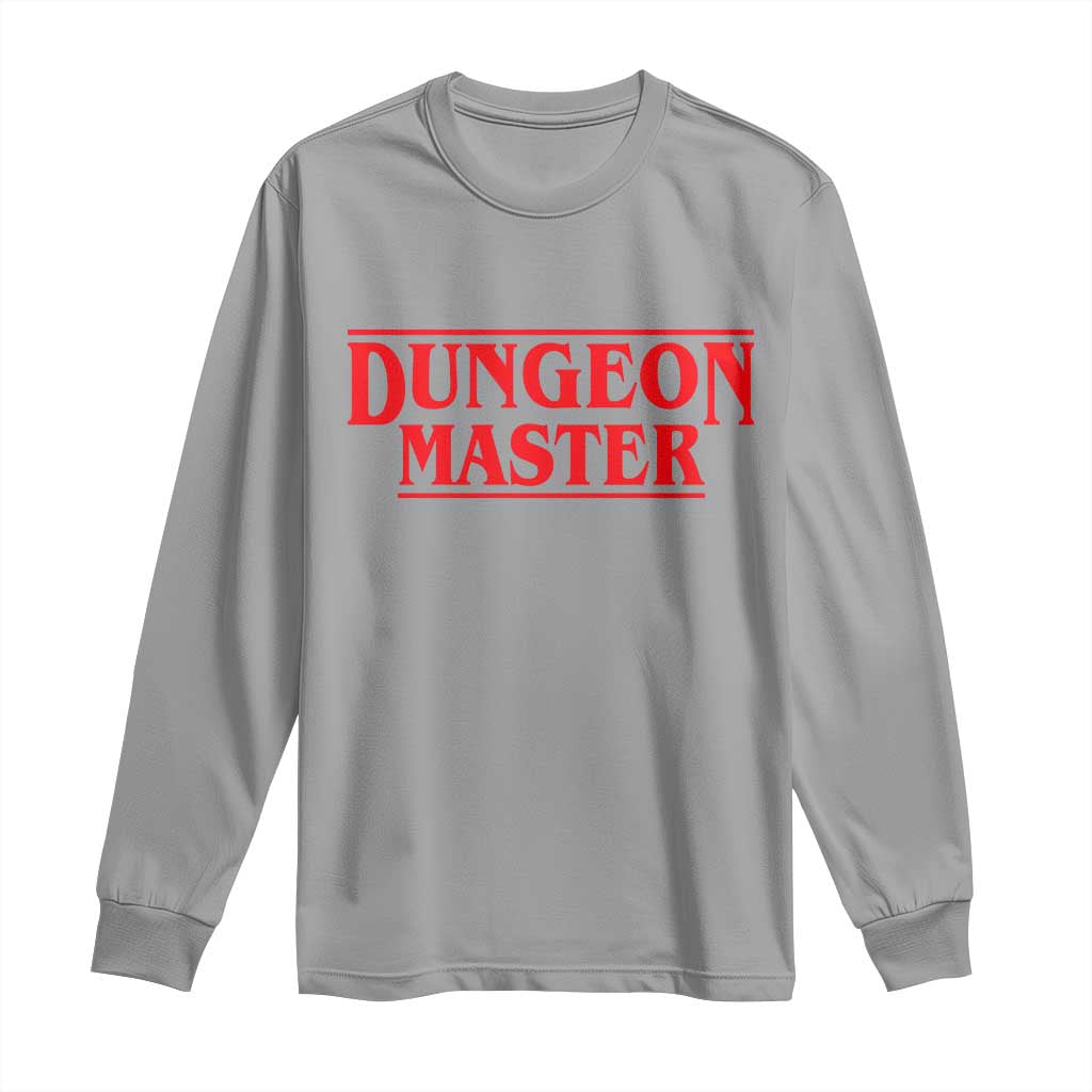 Funny Dungeon Master Long Sleeve Shirt RPG Gamer D20 Tabletop Gaming - Wonder Print Shop