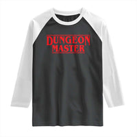 Funny Dungeon Master Raglan Shirt RPG Gamer D20 Tabletop Gaming - Wonder Print Shop
