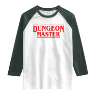 Funny Dungeon Master Raglan Shirt RPG Gamer D20 Tabletop Gaming - Wonder Print Shop