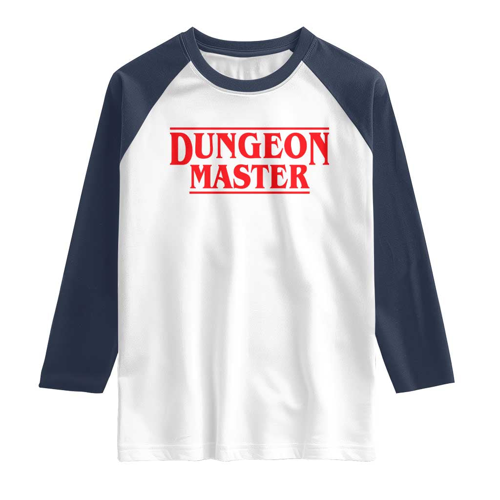Funny Dungeon Master Raglan Shirt RPG Gamer D20 Tabletop Gaming - Wonder Print Shop