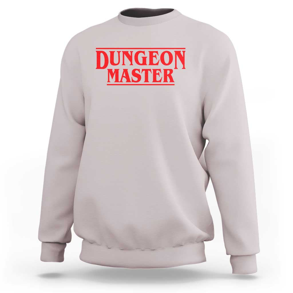 Funny Dungeon Master Sweatshirt RPG Gamer D20 Tabletop Gaming - Wonder Print Shop