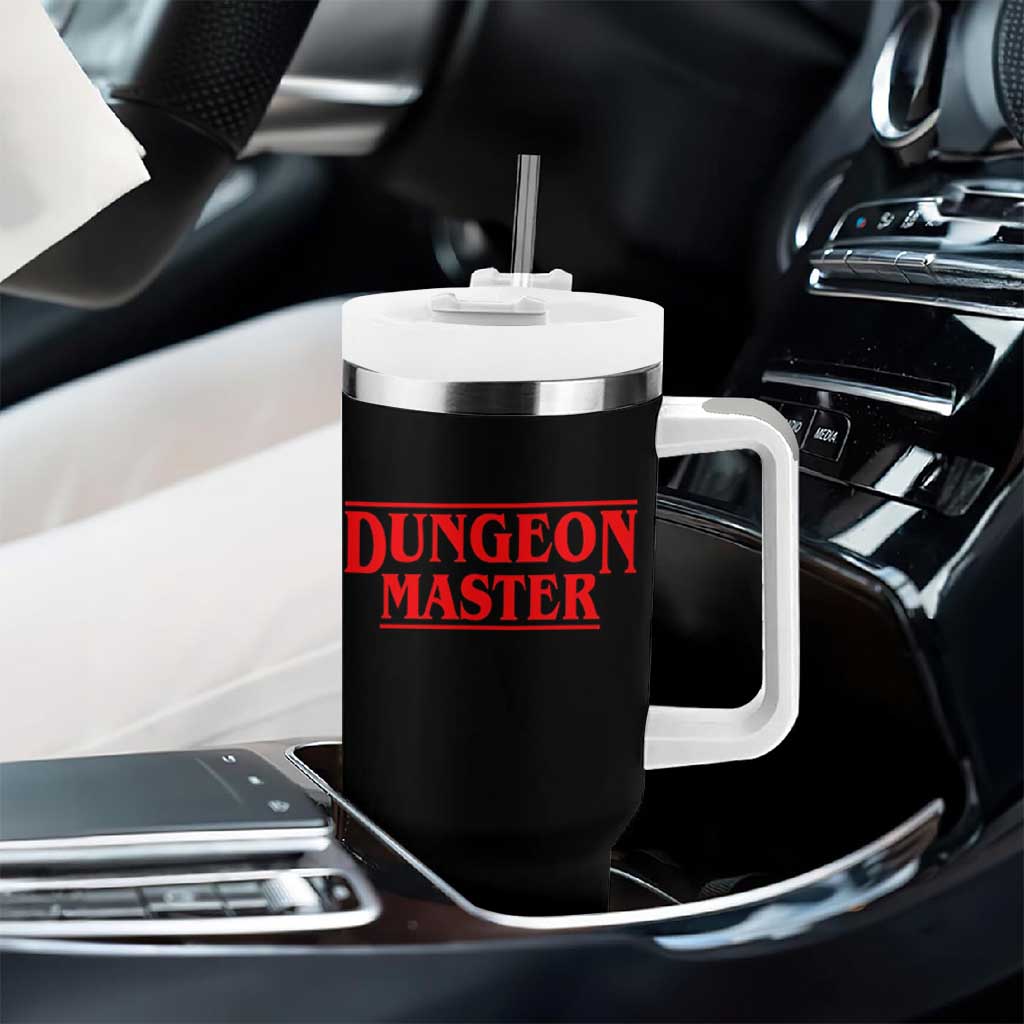 Funny Dungeon Master Tumbler With Handle RPG Gamer D20 Tabletop Gaming - Wonder Print Shop