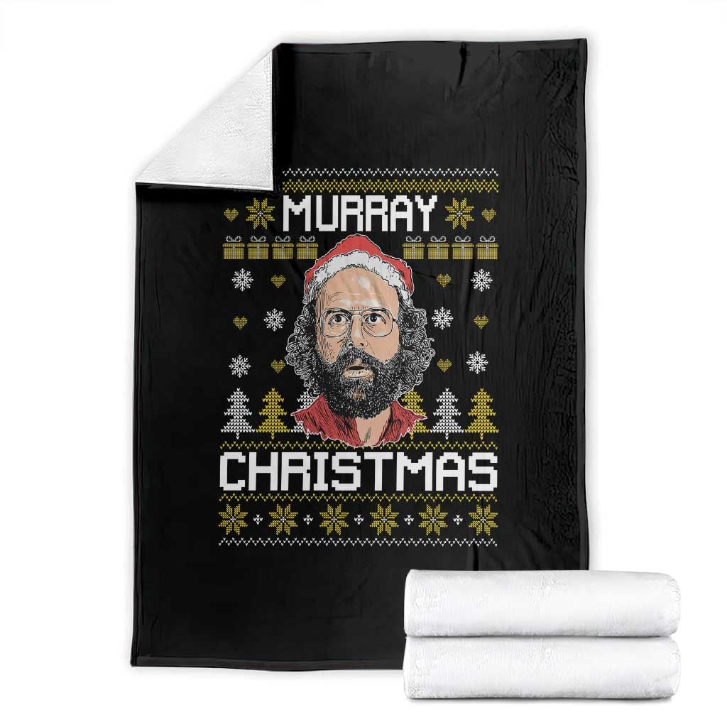 Funny Murray Christmas Throw Blanket Stranger Xmas Things Holiday Movie - Wonder Print Shop