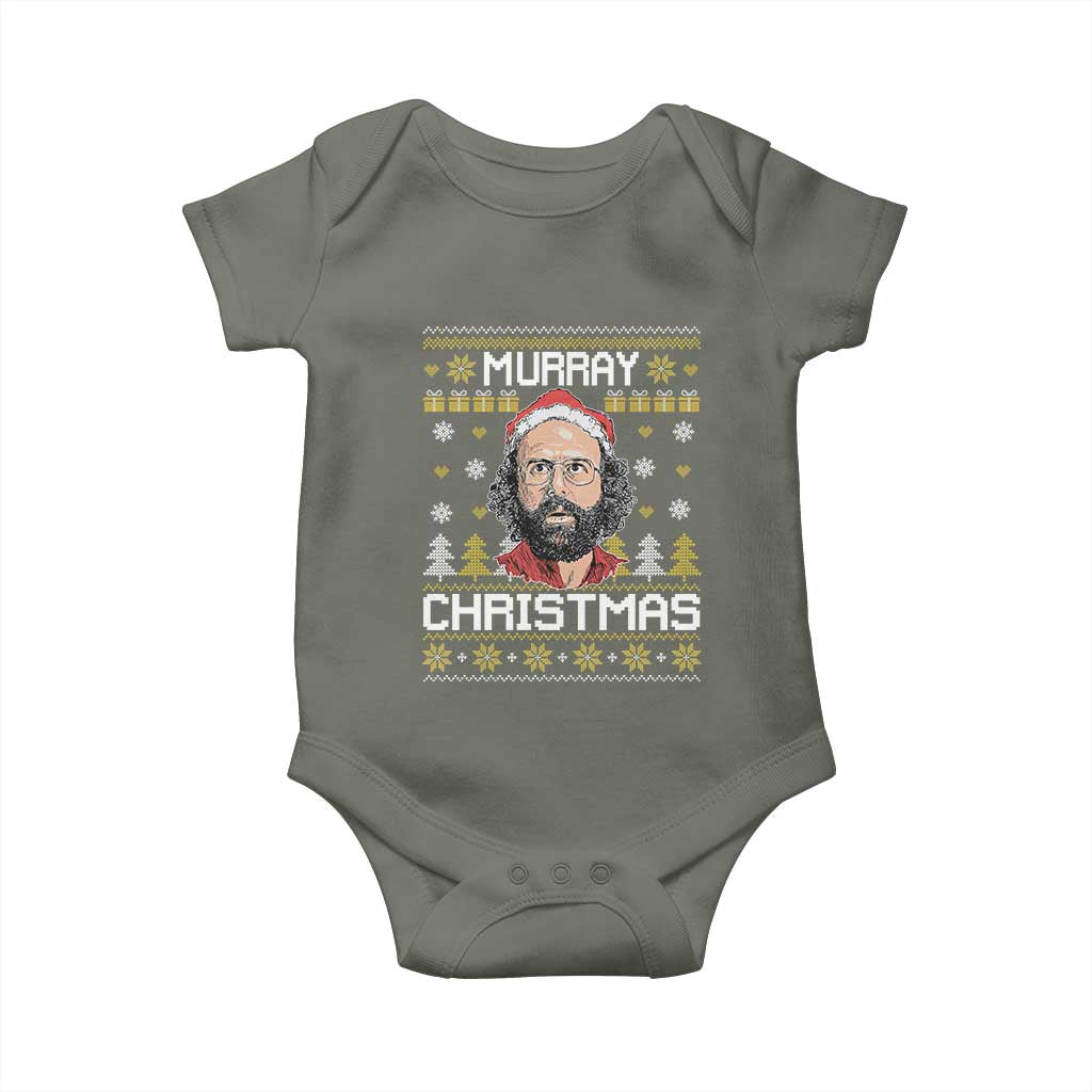 Funny Murray Christmas Baby Onesie Stranger Xmas Things Holiday Movie - Wonder Print Shop