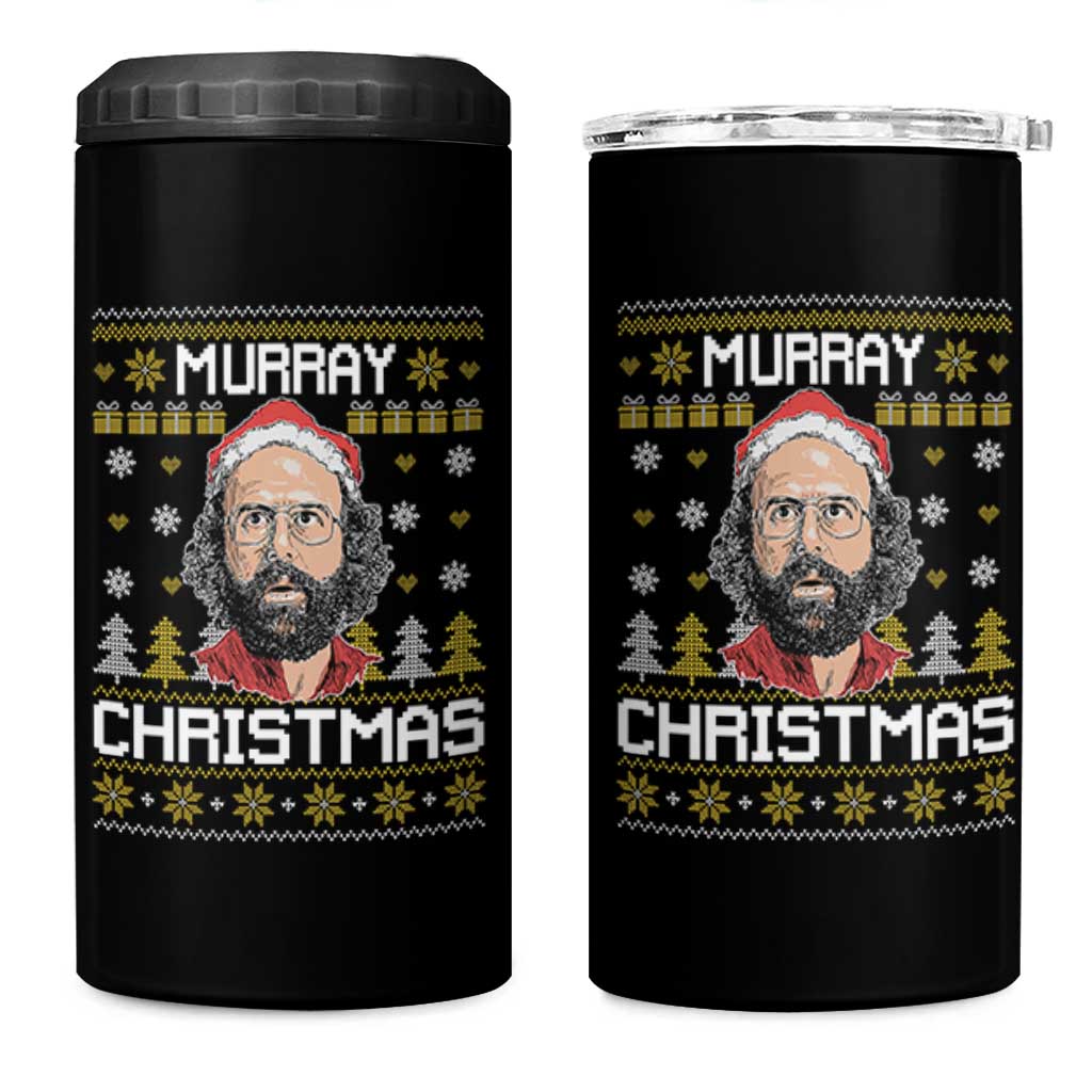 Funny Murray Christmas 4 in 1 Can Cooler Tumbler Stranger Xmas Things Holiday Movie - Wonder Print Shop