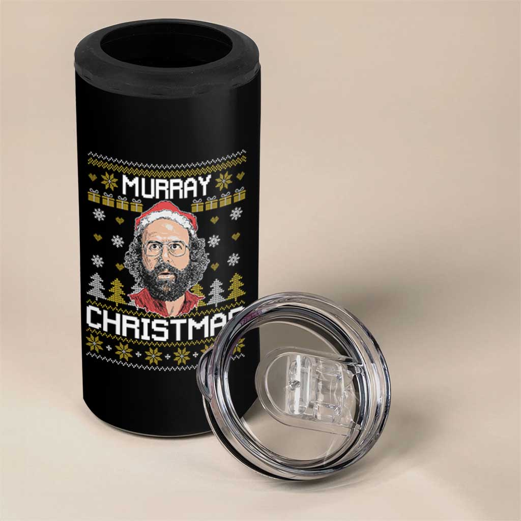 Funny Murray Christmas 4 in 1 Can Cooler Tumbler Stranger Xmas Things Holiday Movie - Wonder Print Shop