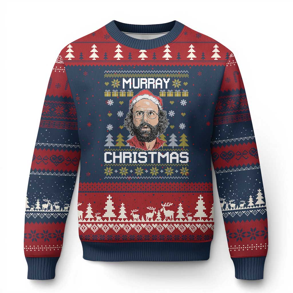 Funny Murray Xmas Ugly Christmas Sweater Stranger Xmas Things Holiday Movie - Wonder Print Shop