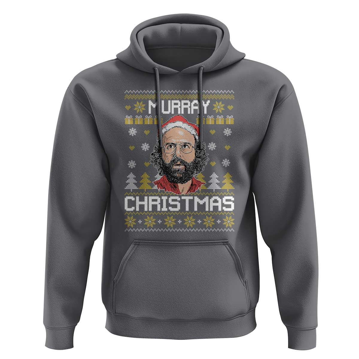 Funny Murray Christmas Hoodie Stranger Xmas Things Holiday Movie - Wonder Print Shop