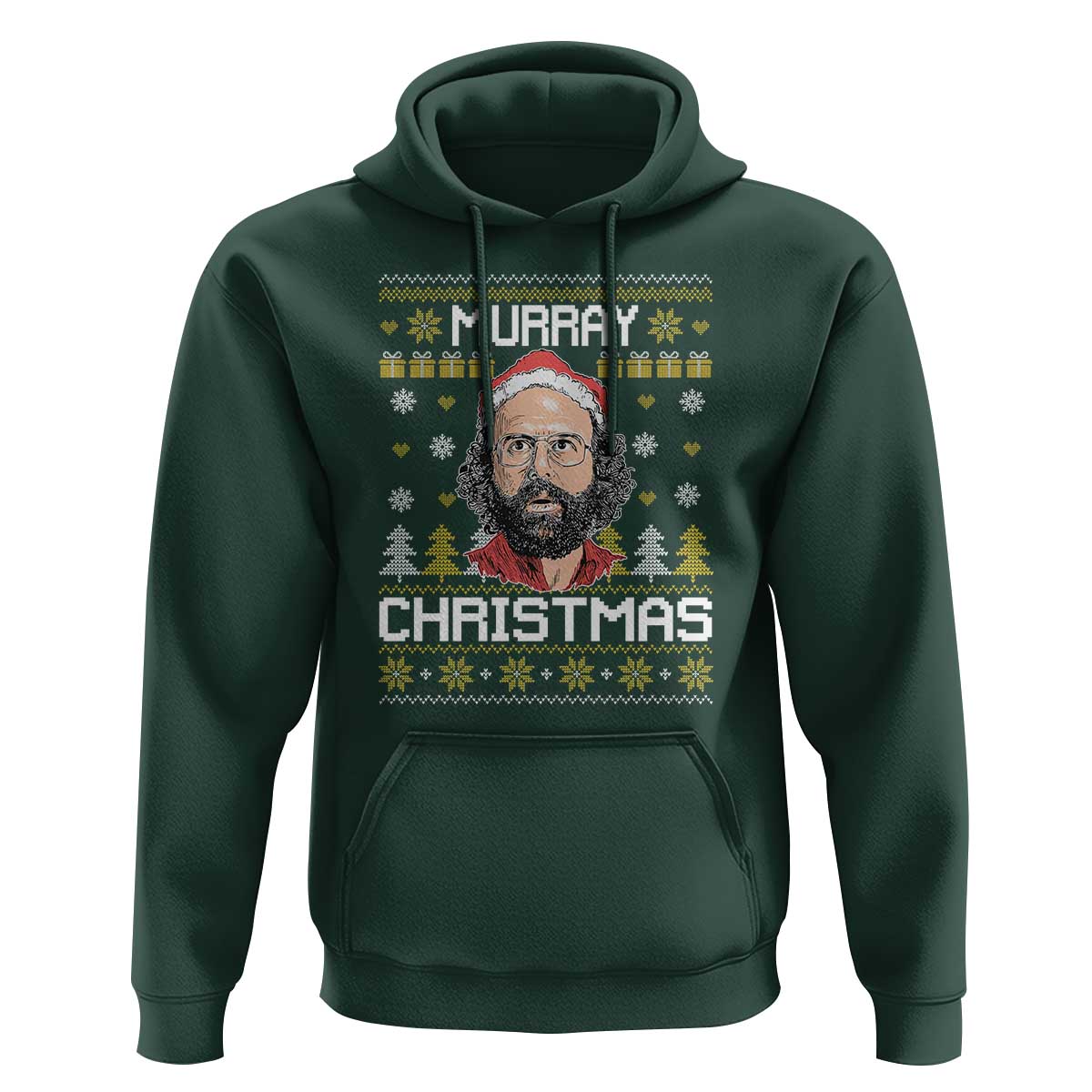 Funny Murray Christmas Hoodie Stranger Xmas Things Holiday Movie - Wonder Print Shop