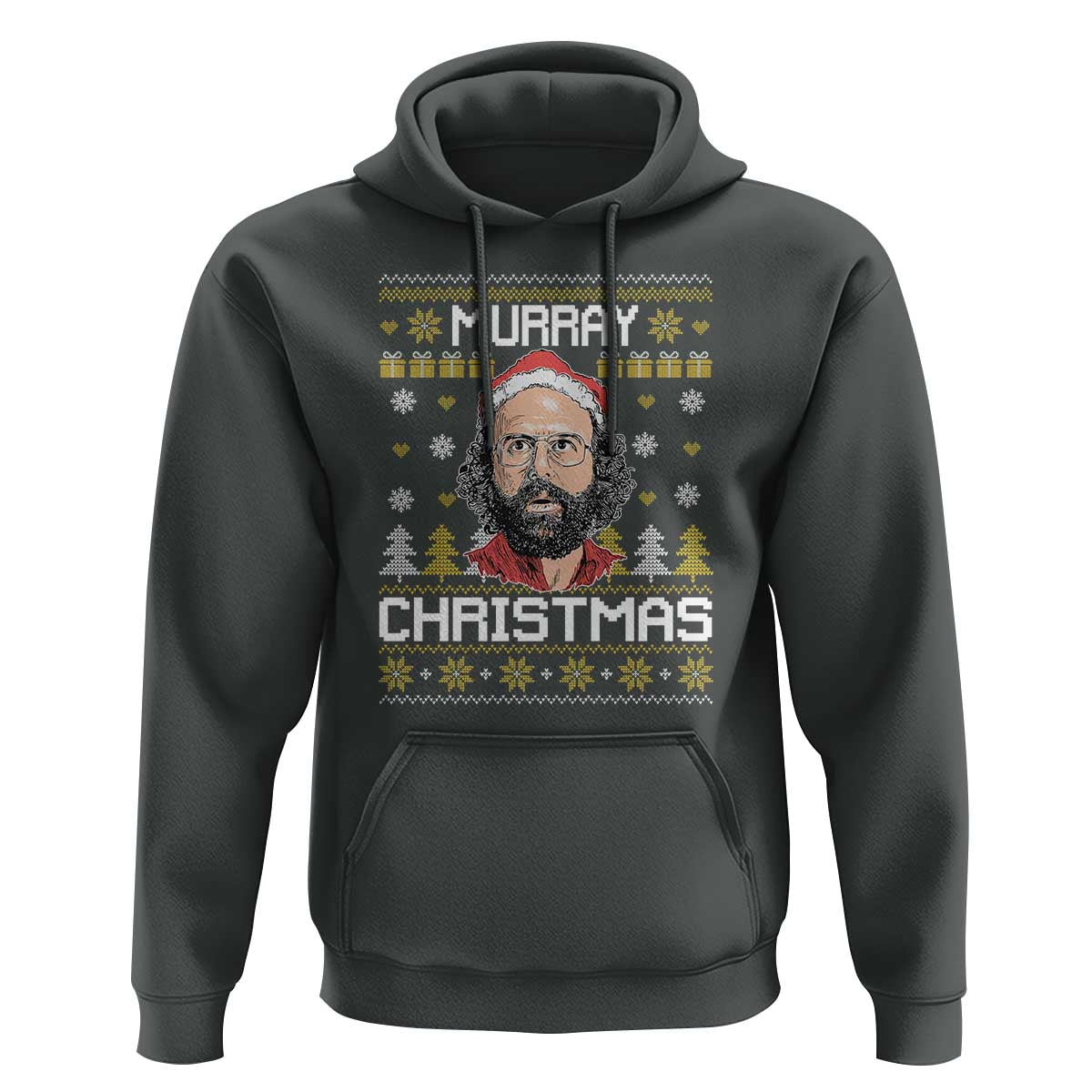 Funny Murray Christmas Hoodie Stranger Xmas Things Holiday Movie - Wonder Print Shop