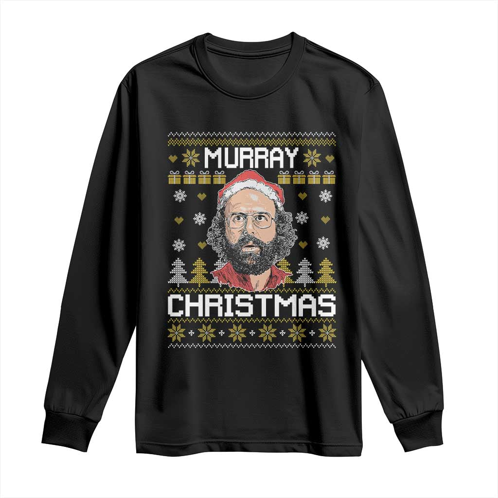 Funny Murray Christmas Long Sleeve Shirt Stranger Xmas Things Holiday Movie - Wonder Print Shop
