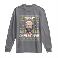 Funny Murray Christmas Long Sleeve Shirt Stranger Xmas Things Holiday Movie - Wonder Print Shop