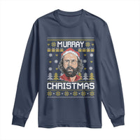 Funny Murray Christmas Long Sleeve Shirt Stranger Xmas Things Holiday Movie - Wonder Print Shop