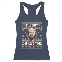 Funny Murray Christmas Racerback Tank Top Stranger Xmas Things Holiday Movie - Wonder Print Shop