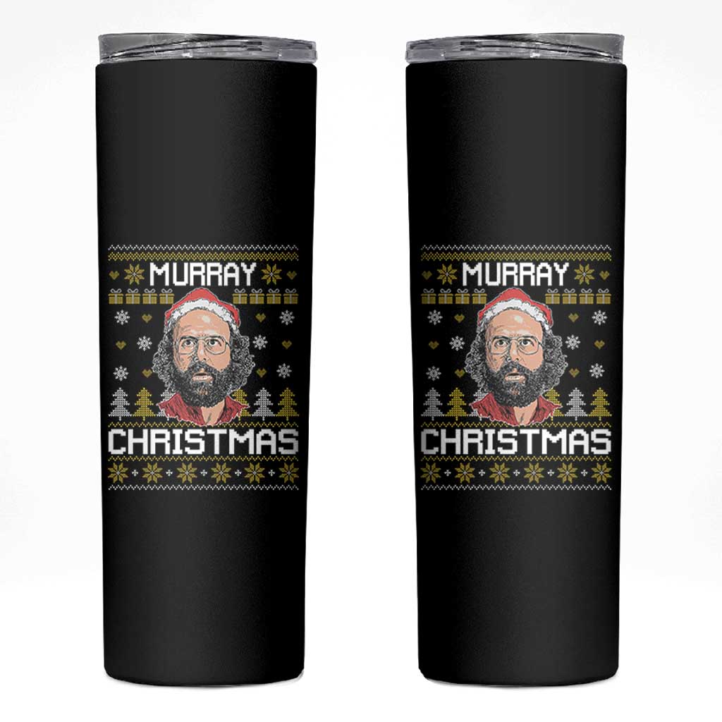 Funny Murray Christmas Skinny Tumbler Stranger Xmas Things Holiday Movie - Wonder Print Shop