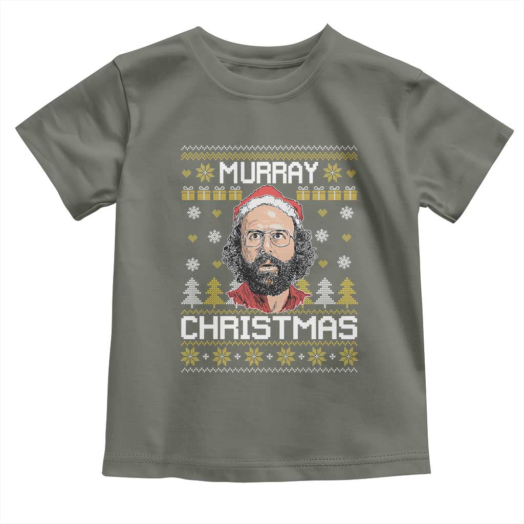 Funny Murray Christmas Toddler T Shirt Stranger Xmas Things Holiday Movie - Wonder Print Shop