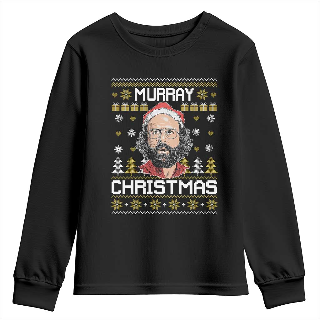 Funny Murray Christmas Youth Sweatshirt Stranger Xmas Things Holiday Movie - Wonder Print Shop