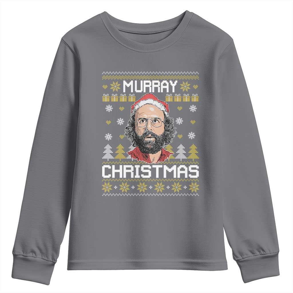Funny Murray Christmas Youth Sweatshirt Stranger Xmas Things Holiday Movie - Wonder Print Shop
