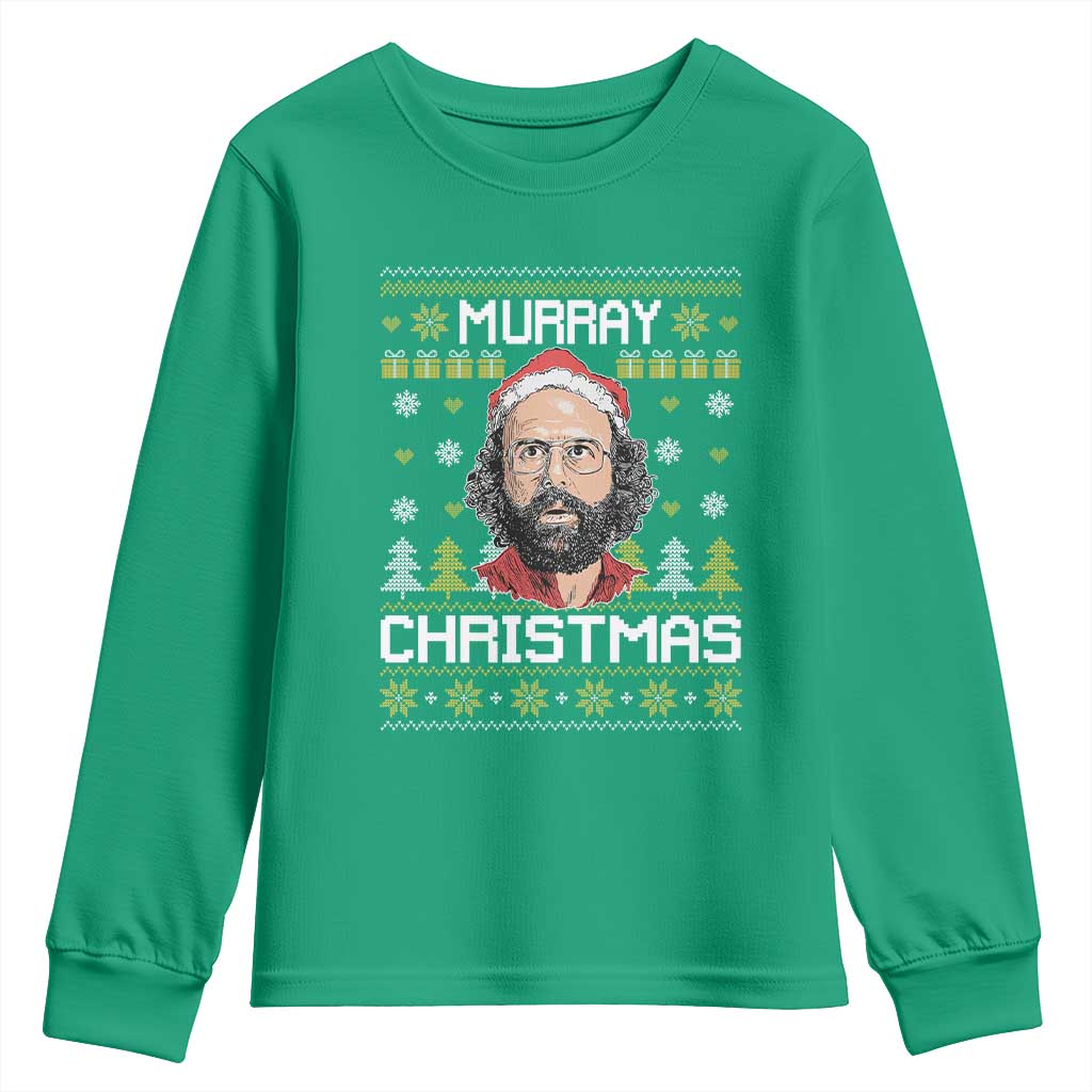 Funny Murray Christmas Youth Sweatshirt Stranger Xmas Things Holiday Movie - Wonder Print Shop