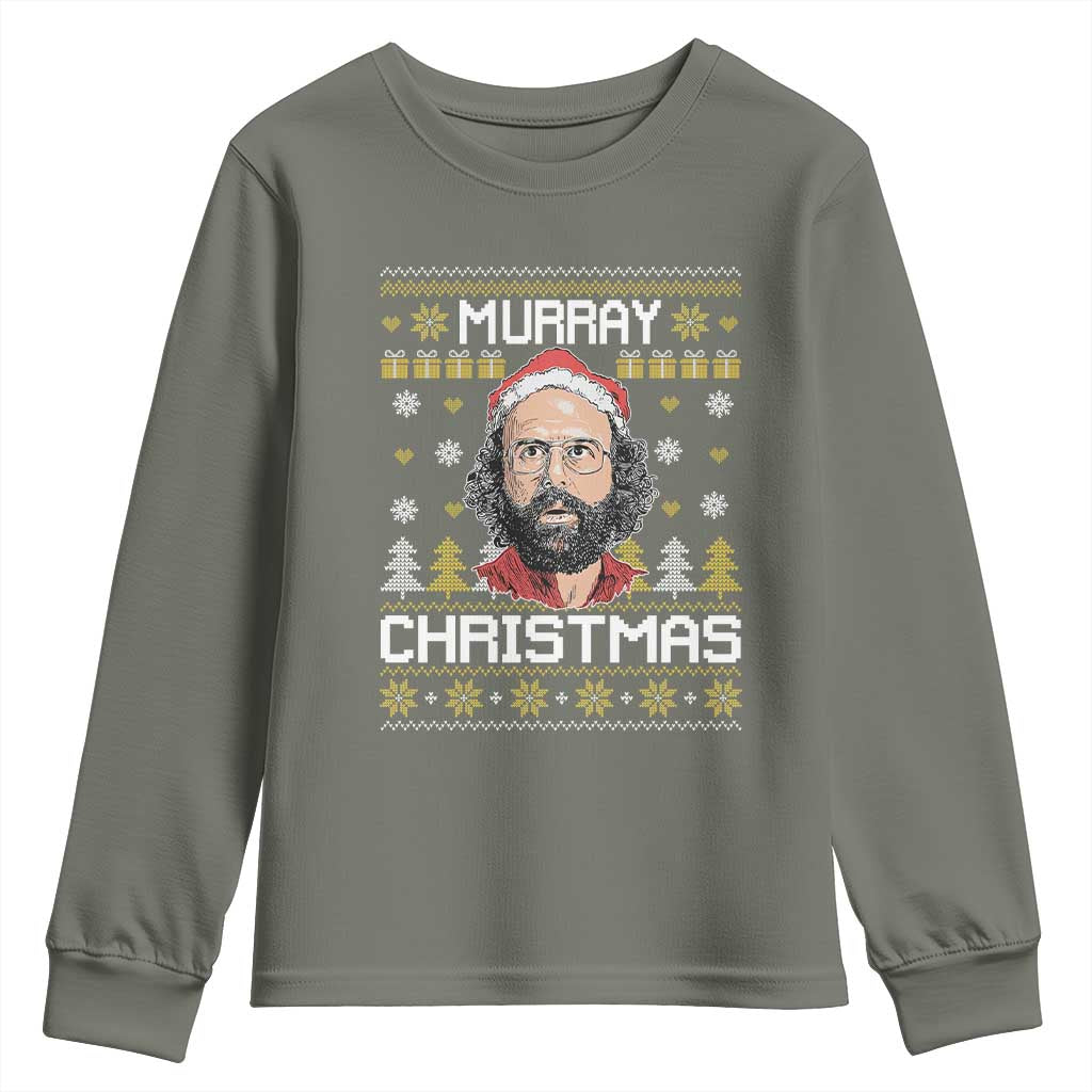 Funny Murray Christmas Youth Sweatshirt Stranger Xmas Things Holiday Movie - Wonder Print Shop