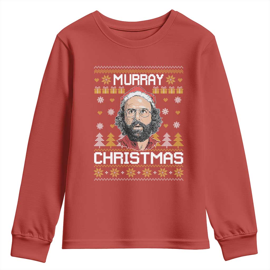 Funny Murray Christmas Youth Sweatshirt Stranger Xmas Things Holiday Movie - Wonder Print Shop