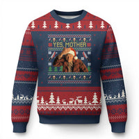 Ed Gein Xmas Ugly Christmas Sweater Funny Yes Mother Xmas Serial Killer - Wonder Print Shop
