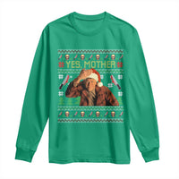 Ed Gein Christmas Long Sleeve Shirt Funny Yes Mother Xmas Serial Killer - Wonder Print Shop